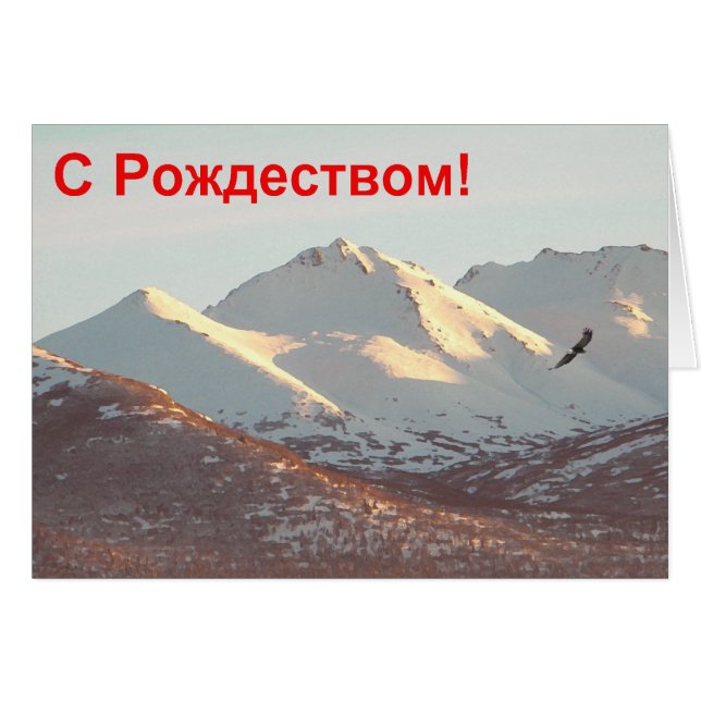 S Rozhdestvom - Winter Eagle (Vorderseite (Horizontal))