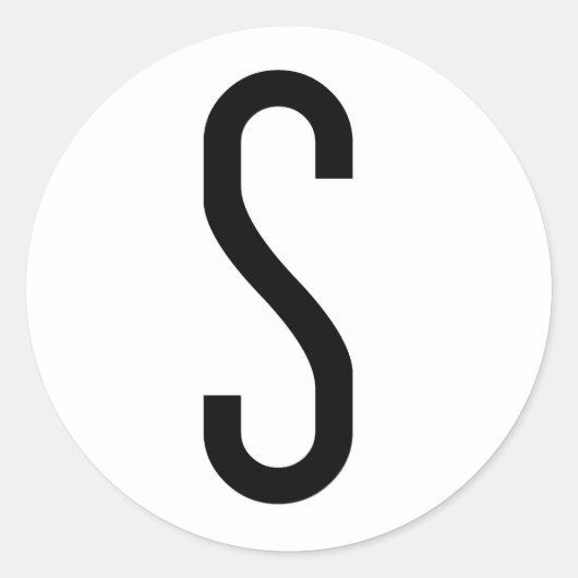 S RUNDER AUFKLEBER (Vorderseite)