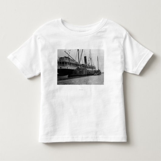 S.S. Alameda am Anchorage, Alaska-Fotografie Kleinkind T-shirt (Vorderseite)