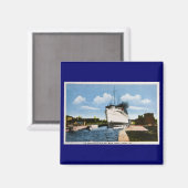 S.S. Assiniboia bei Sault Ste. Marie, Ontario, CA Magnet (Vorderseite/Rückseite)