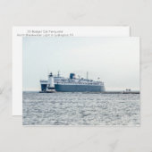S.S. Badger Emerging From the Haze Postkarte (Vorne/Hinten)