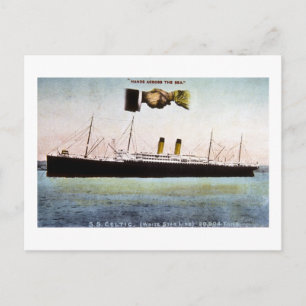S.S. Celtic (White Star Line) 20.904 Tonnen Postkarte