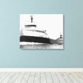 S.S. Edmund Fitzgerald Leinwanddruck (Insitu (Holzboden))