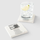 S.S. Edmund Fitzgerald Stone Coaster Steinuntersetzer (Seitenansicht)