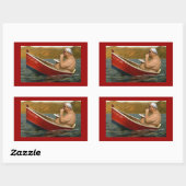 S.S. Fett-Typ Rechteckiger Aufkleber (Blatt)