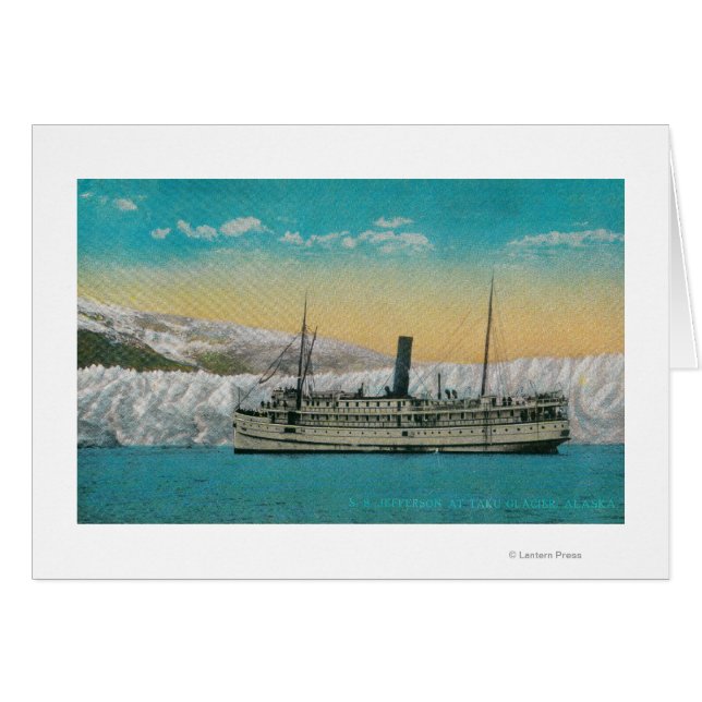 S.S. Jefferson am Taku Glacier, Alaska (Vorderseite (Horizontal))