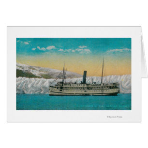 S.S. Jefferson an Taku Gletscher, Alaska