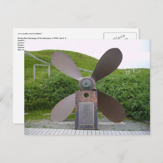 S.S. Northwestern Memorial, Unalaska, AK Ankündigungspostkarte (Vorne/Hinten)