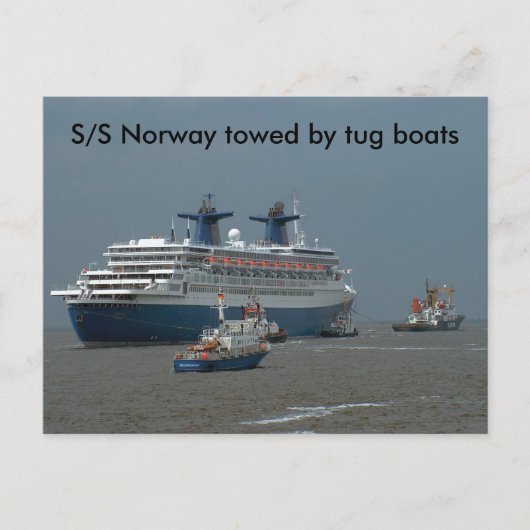 S/S Norwegen Postkarte (Vorderseite)