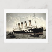 S.S. Olympic Star, White Star Line, 1913 Postkarte (Vorderseite)