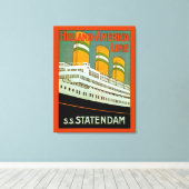 s.s. Statendam Leinwanddruck (Insitu (Holzboden))