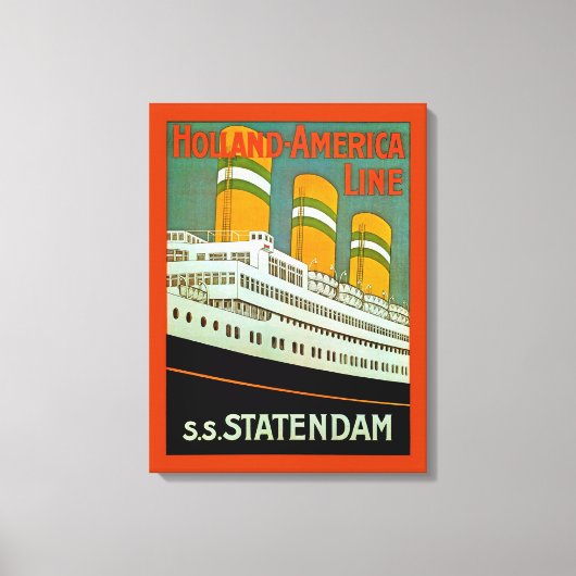 s.s. Statendam Leinwanddruck (Vorderseite)