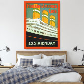s.s. Statendam Leinwanddruck (Insitu (Schlafzimmer))