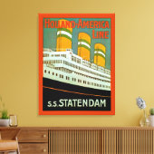 s.s. Statendam Leinwanddruck (Insitu (Wohnzimmer))