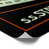 s.s. Statendam Poster (Ecke)