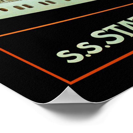 s.s. Statendam Poster (Ecke)