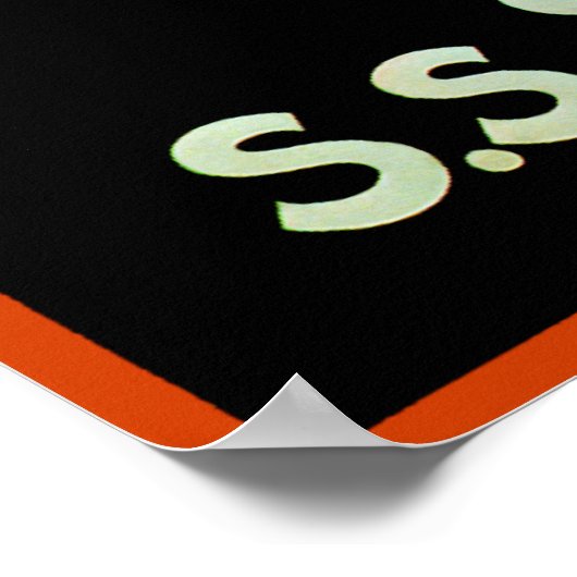 s.s. Statendam Poster (Ecke)