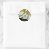 s.s. Statendam Runder Aufkleber (Tasche)