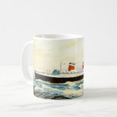 S.S. Vereinigte Staaten - amerikanisches Kaffeetasse (Vorderseite Links)