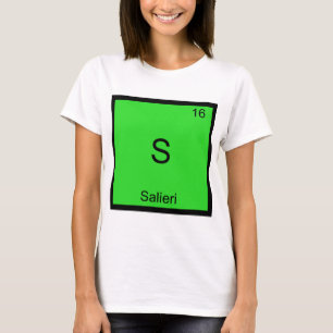 S - Salieri Lustiges Chemie-Element-Symbol T-Shirt