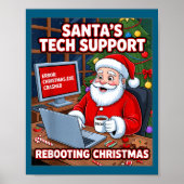 s Santa Support Tech Rebooting Lover Poster (Vorne)