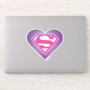 S-Schild lila Aufkleber