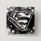 S-Schild mit Sternen Button (Vorderseite)