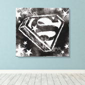 S-Schild mit Sternen Leinwanddruck (Insitu (Holzboden))