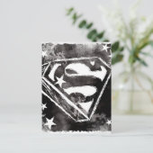 S-Schild mit Sternen Postkarte (Stehend Vorderseite)