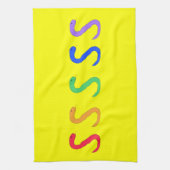 S Schlangen Regenbogenhandtuch Handtuch (Vertikal)