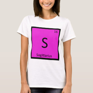 S - Schütze Sternzeichen Chemie Symbol T-Shirt