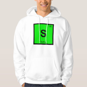 S - Schwefel Chemie Periodensystem Symbol Hoodie