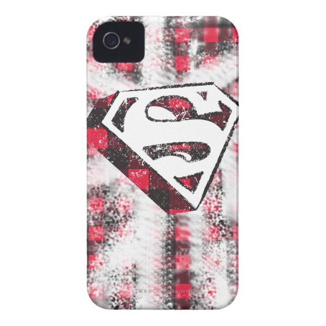 S-Shield Over Pläd Case-Mate iPhone Hülle (Rückseite)