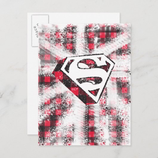 S-Shield Over Pläd Postkarte (Vorne/Hinten)