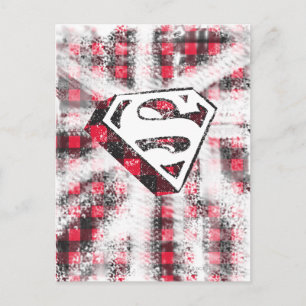S-Shield Over Plaid Postkarte