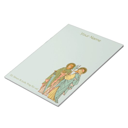 S. Simon & Jude Thaddeus (RLS 16) 8.5"x11" Notizblock (angewinkelt)