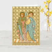 S. Simon und Jude Thaddeus (RLS16) Blankgrüßung Karte (Gelbe Blume)