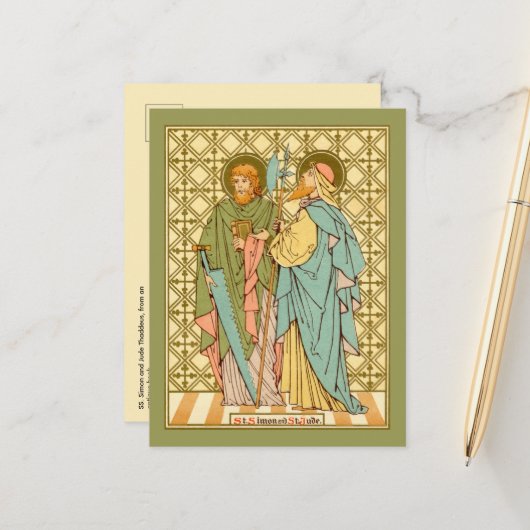 S. Simon und Jude Thaddeus (RLS 16) Postkarte (Vorderseite/Rückseite Beispiel)