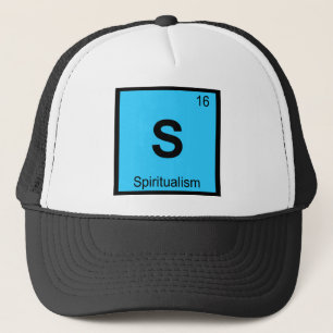 S - Spiritualismus Philosophie Chemie Symbol Truckerkappe