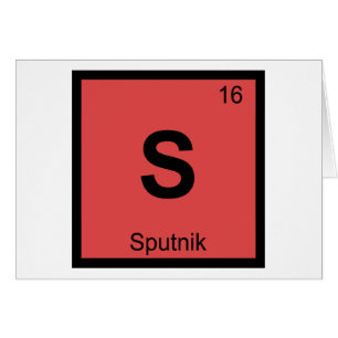 S - Sputnik Russischer Weltraum Chemie Periodensys
