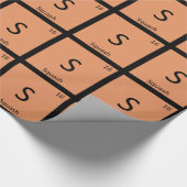S - Squash Pflanzenchemie Periodische Tabelle Geschenkpapier (Ecke)