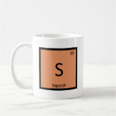 S - Squash Pflanzenchemie Periodische Tabelle Kaffeetasse (Links)