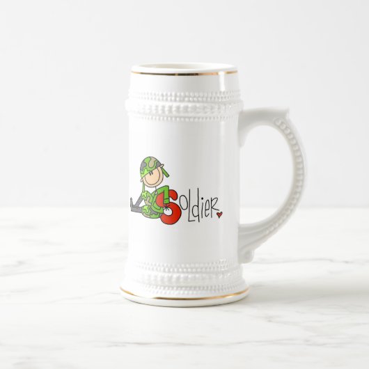 S steht für Soldat Bierglas (Rechts)