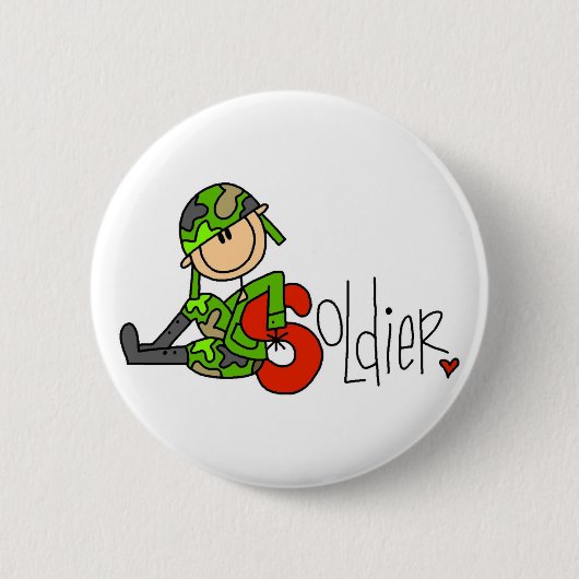 S steht für Soldat Button (Vorderseite)