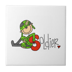 S steht für Soldat Fliese