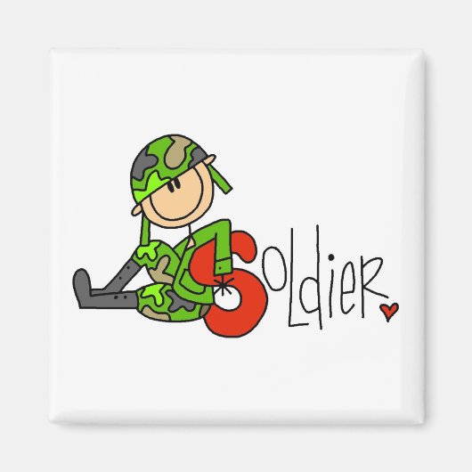S steht für Soldat Magnet (Vorne)