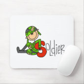 S steht für Soldat Mousepad (Mit Mouse)
