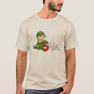 S steht für Soldat T-Shirt