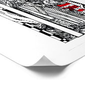 S. Stephen von Ungarn mit S. Emeric Poster (Ecke)