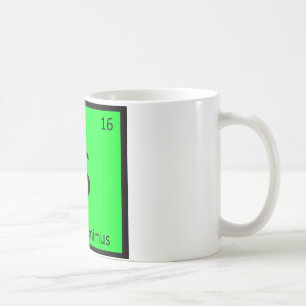 S - Struthiomimus Dinosaur Periodensystem-Symbol Kaffeetasse